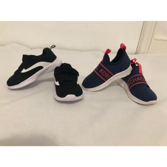 Other - Michael Kors & Wonder Nation Kids Boys Sneakers Shoes Black/ Blue Red Size 5